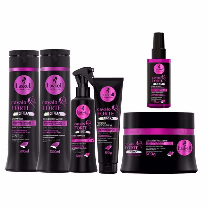 Kit Haskell Cavalo Forte Hidra 6 produtos 300