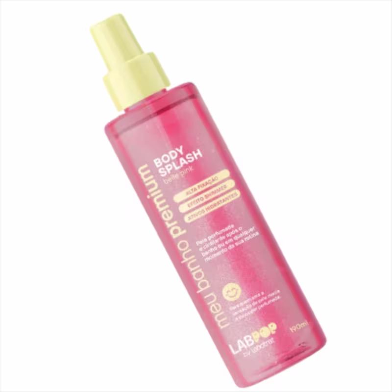 Kit Labotrat Banho Premium Belle Pink Gel Banho+Hidr+Esfo+Splash