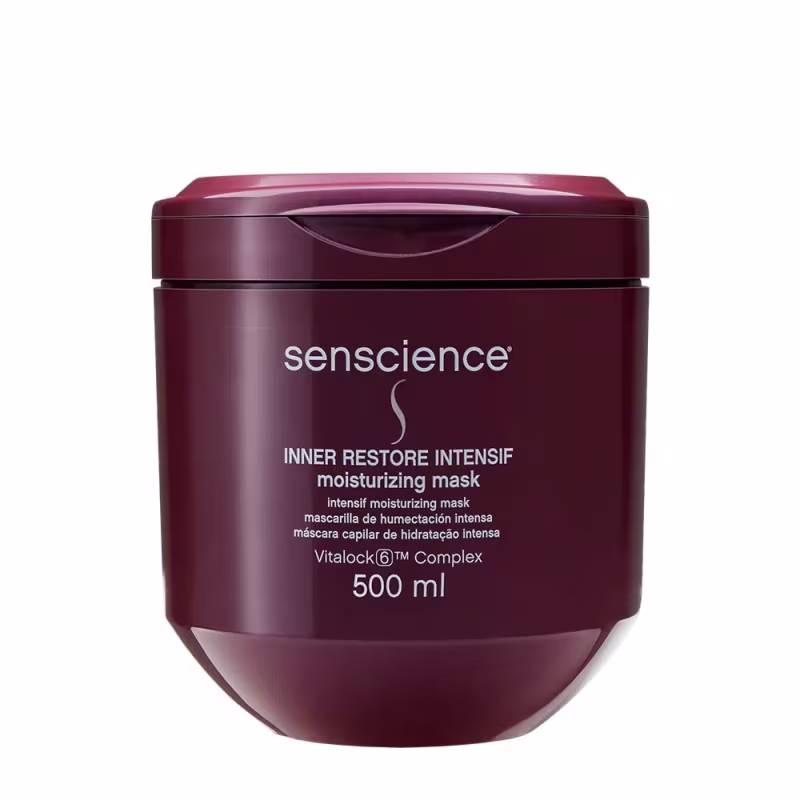 Kit Senscience Smooth - Shampoo 1Litro + Inner Restore Intensif 500ml + Moisture Lock Leave-In 150ml + Válvula Pump