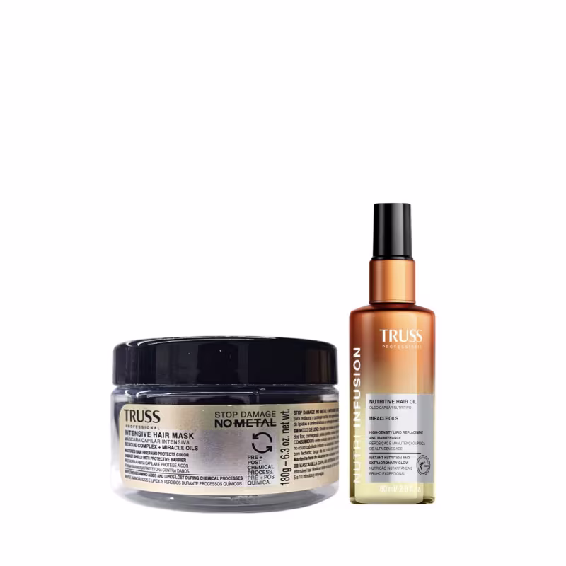Kit Truss No Metal - Máscara 180g + Óleo Nutri Infusion 60ml