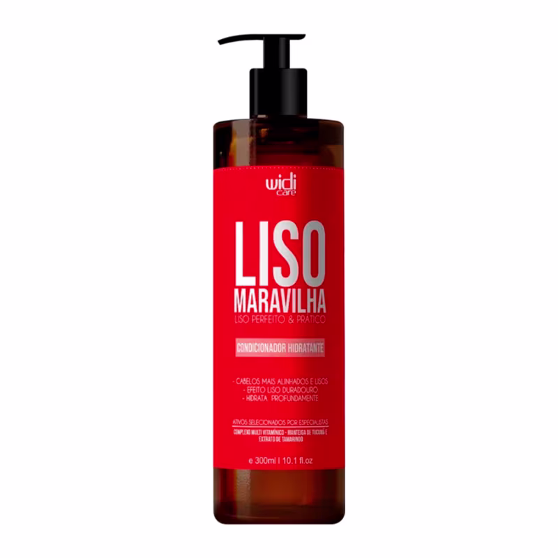 Kit Widi Care Liso Maravilha Shampoo 300ml + Condicionador 300ml + Máscara 300g