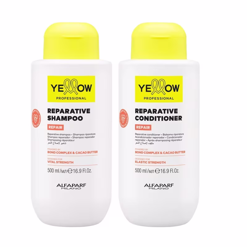 Kit Yellow Repair Tratamento Reparador - Shampoo & Condicionador 500ml