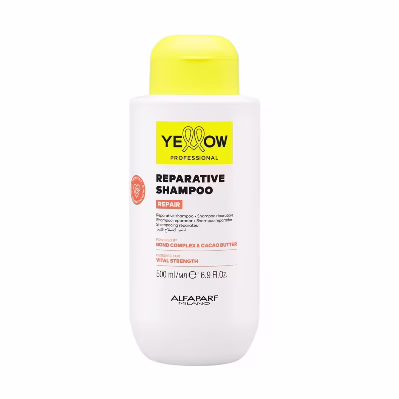 Kit Yellow Repair Tratamento Reparador - Shampoo & Condicionador 500ml + Máscara 300ml + Sérum Capilar 150ml