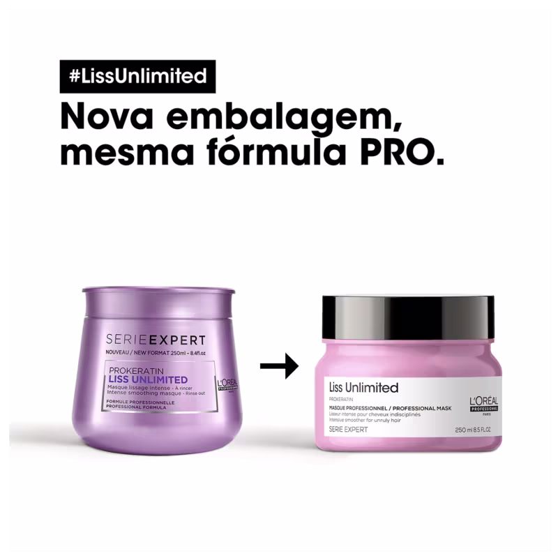 Kit L'Oréal Professionnel Serie Expert Liss Unlimited Duo (2 Produtos)