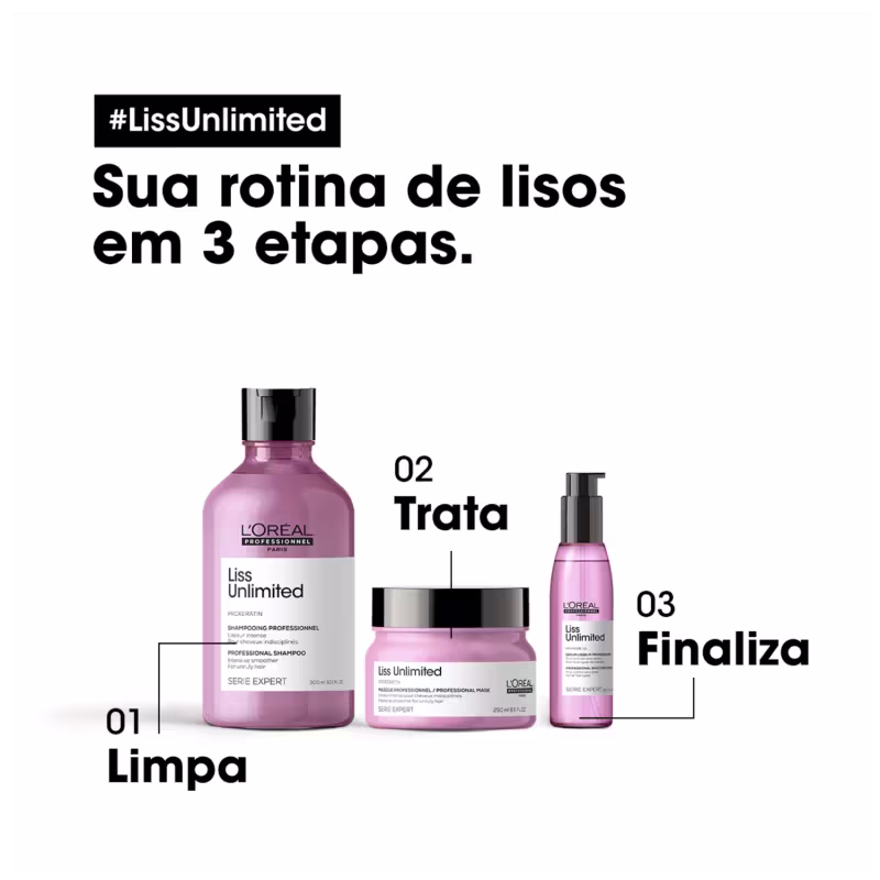 Kit L'Oréal Professionnel Serie Expert Liss Unlimited Duo (2 Produtos)