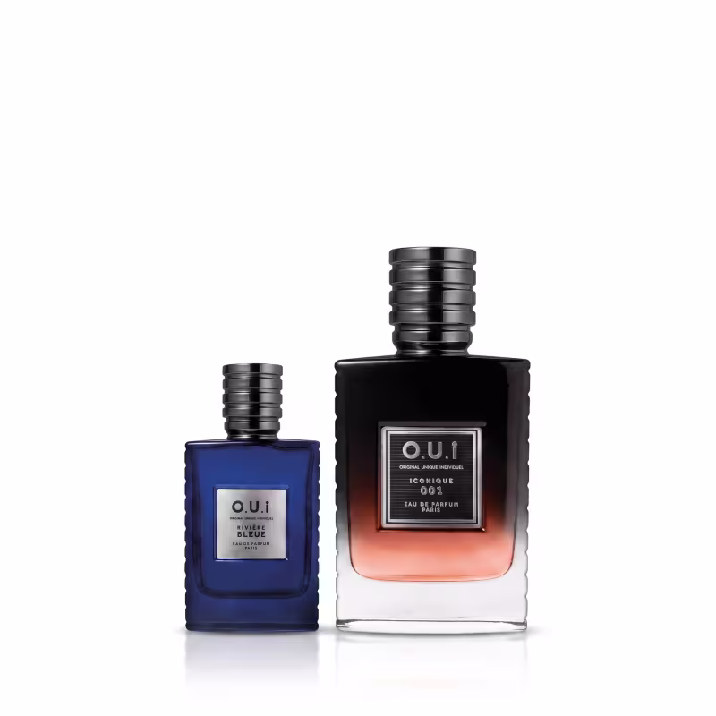 Kit O.U.i Iconique 001 & Rivière Bleue Masculino – Eau de Parfum 75ml + Eau de Parfum 30ml