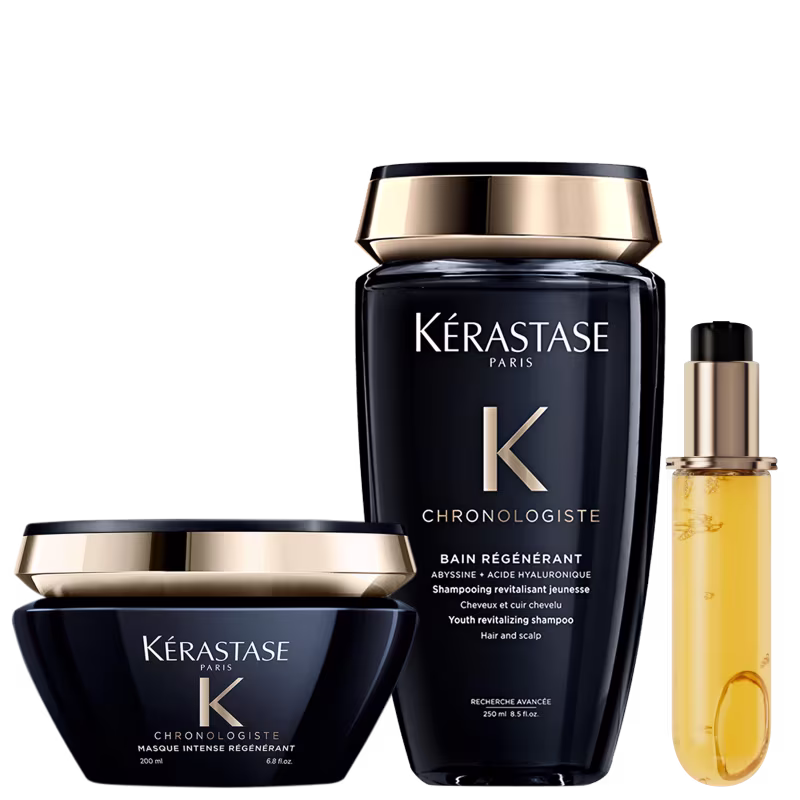 Kit Kérastase Chronologiste Elixir Ultime L'Huile Originale Refil Trio (3 Produtos)