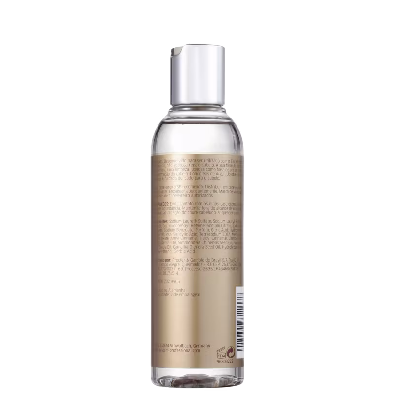 Shampoo Keratin Protect da linha Luxe Oil da marca SP System Professional.