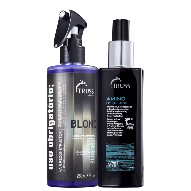 Tratamento Uso Obrigatório Blond e Protetor Térmico Amino.