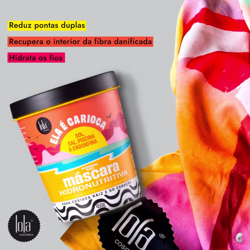 Kit Lola From Rio Ela é Carioca Sol, Sal, Piscina & Endorfina Sexteto, 6 produtos.