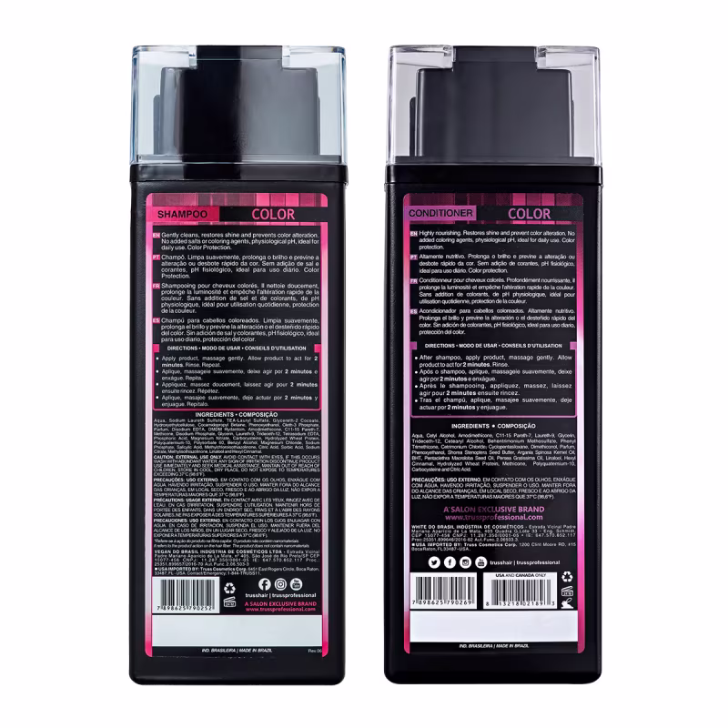Kit TRUSS Color + Uso Obrigatório Oil Mini, 3 produtos.