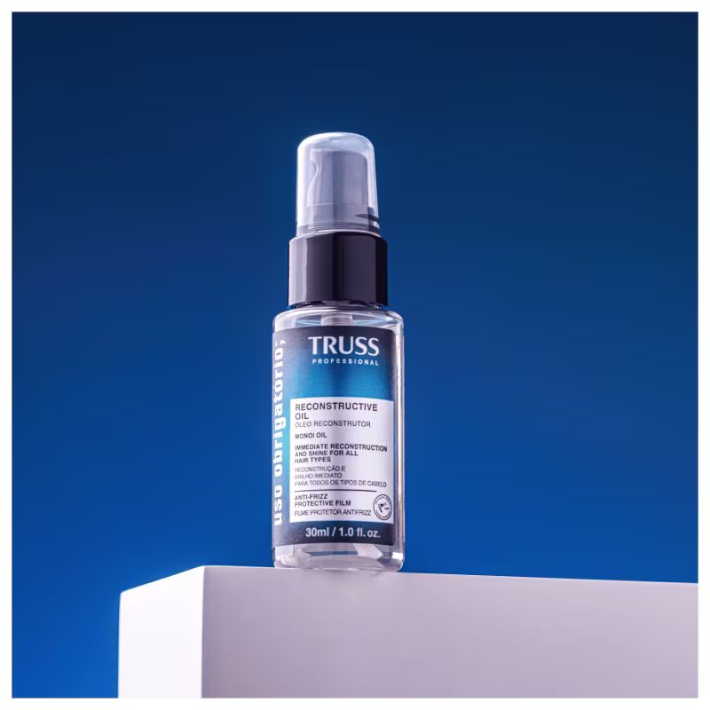 Kit TRUSS Ultra Hydration + Uso Obrigatório Oil Mini, 3 produtos.