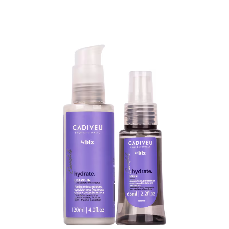 Kit Cadiveu Professional Essentials Hydrate by BLZ com leave-in 120ml  e sérum 65ml