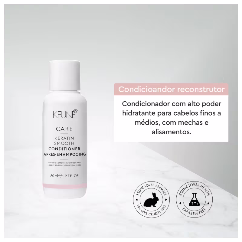 Kit Beleza na Web Keune Keratin Smooth Mini + Korres Greek Yoghurt (3 Produtos)