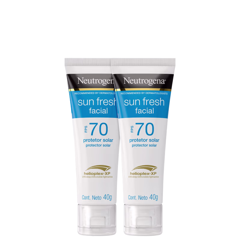 Kit Neutrogena Sun Fresh FPS70 Duo Care, 2 unidades.
