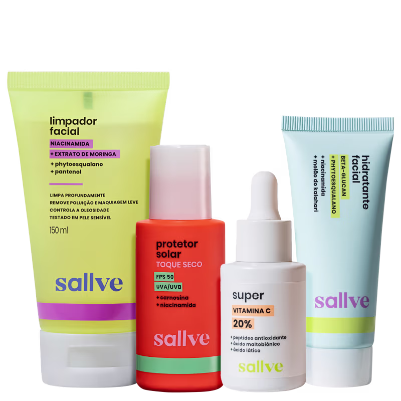 Kit Sallve Favoritos da Comunidade, 4 produtos.