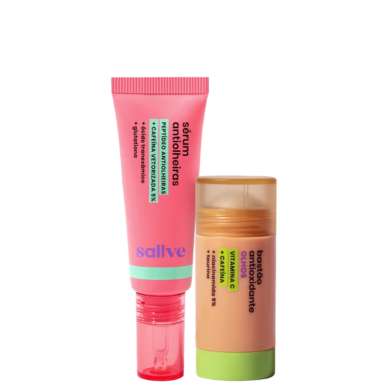 Kit Sallve Dupla Antiolheiras Dia e Noite, 2 produtos.