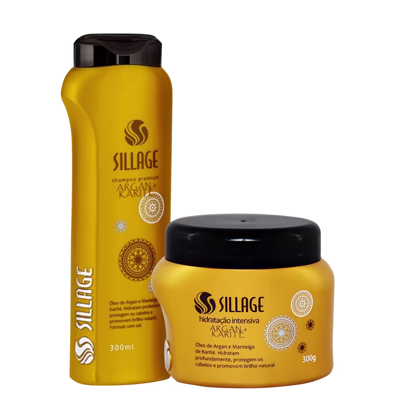 Kit Sillage Premium Argan Karité Duo Treat, 2 produtos.