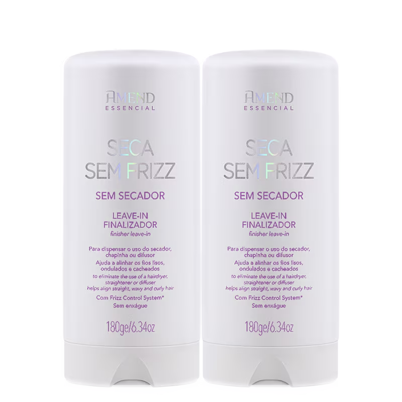 Kit Amend Cosméticos Leave-in Sem Frizz Double (2 Unidades)