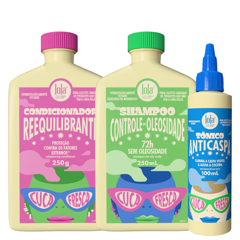 Kit Lola from Rio Cuca Fresca Trio, 3 produtos.