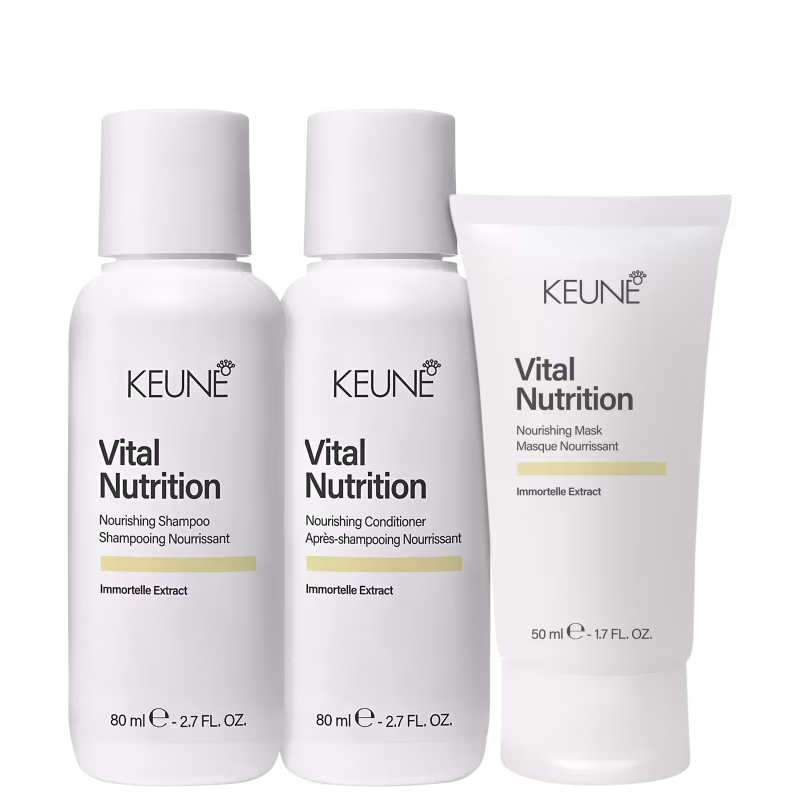 Kit Keune Care Vital Nutrition Mini Trio (3 Produtos)