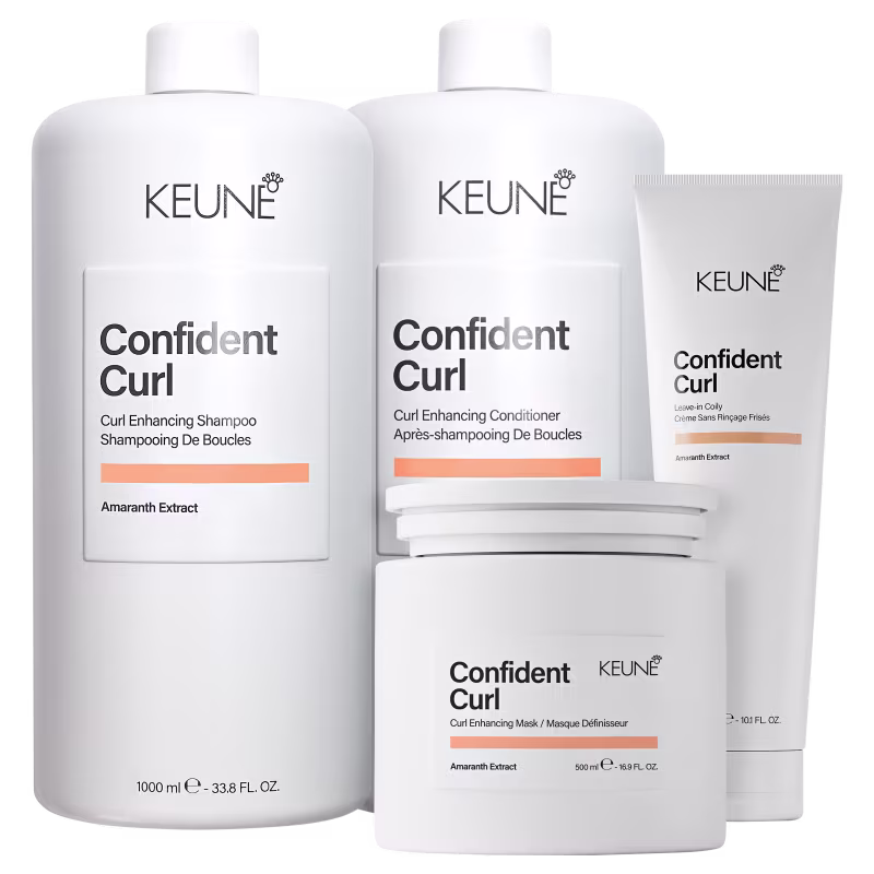 Kit Keune Confident Curl Coily Super (4 Produtos)
