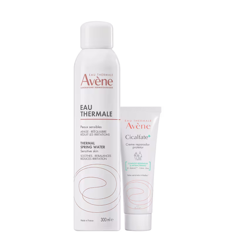 Kit Avène Cicalfate+ + Eau Thermale Duo (2 Produtos)