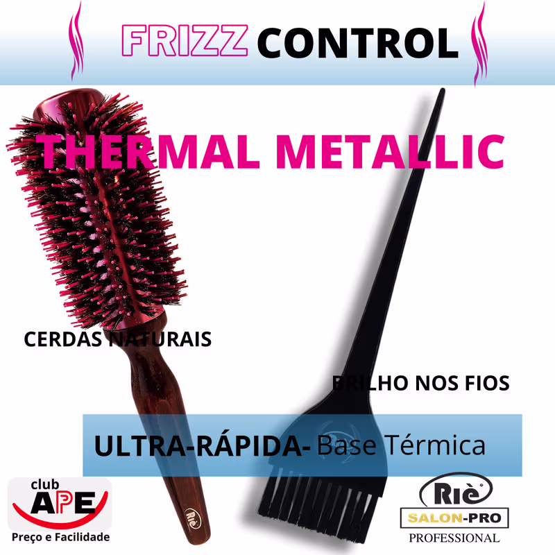 RIÈ SALON-PRO KIT 1 ESC PROF  FRIZZ CONTR 64+1 PINCEL RIE SALON PRO