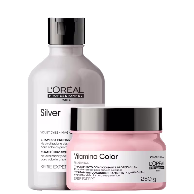 Kit L'Oréal Professionnel Vitamino Color Silver (2 Produtos)