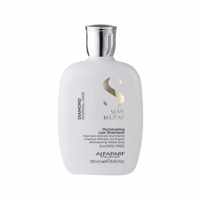 Kit Alfaparf Milano Professional Semi Di Lino Diamond Shampoo + Condicionador + Máscara + Finalizador