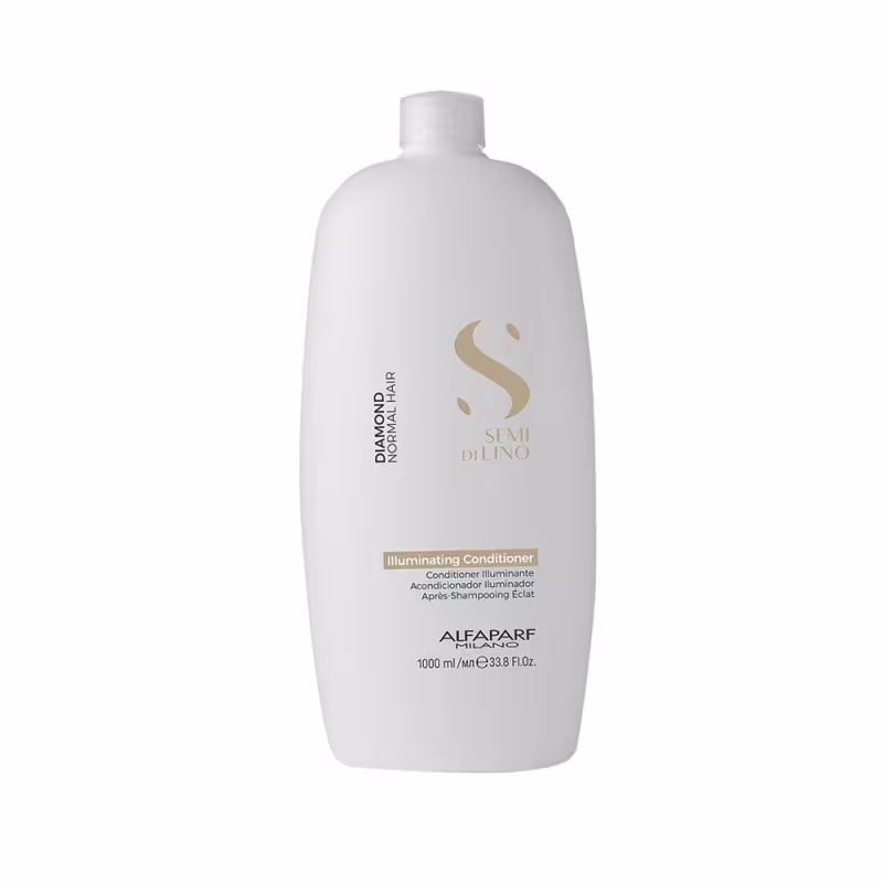 Kit Alfaparf Milano Professional Semi Di Lino Diamond Profissional Shampoo + Condicionador + Finalizador