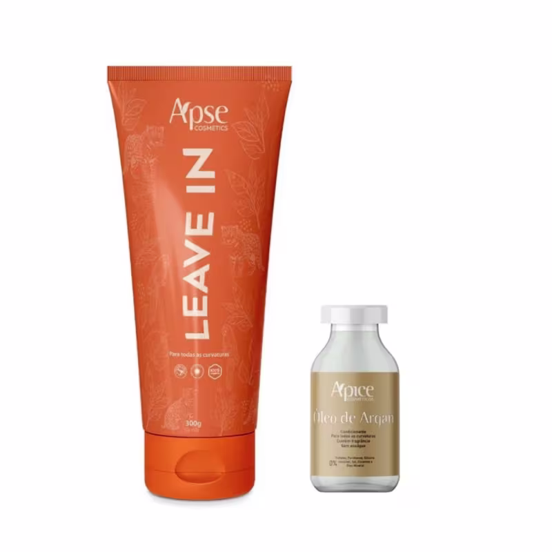 Ápice Kit Finalizadores (Leave in Condicionante 300g + Óleo de Argan 12ml)