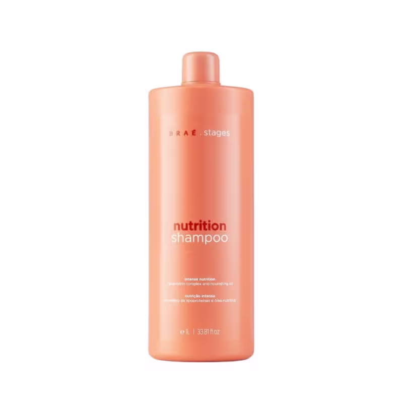 Kit Braé Stages Nutrition - Shampoo 1L + Leave-in 260ml + Hair Oil 60ml