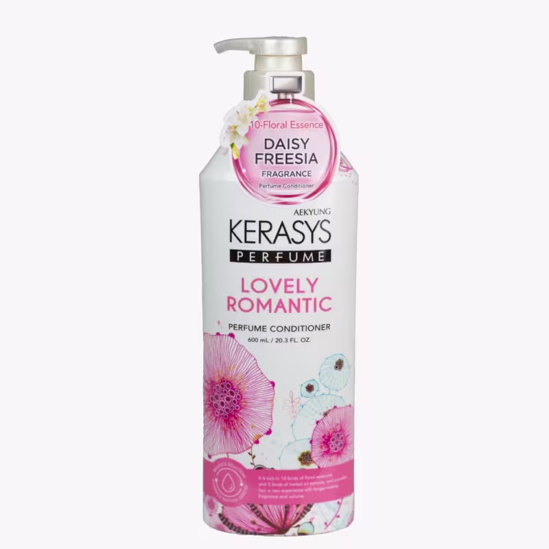 Kit Kerasys Perfume Lovely Romantic Duo Care, 2 produtos.