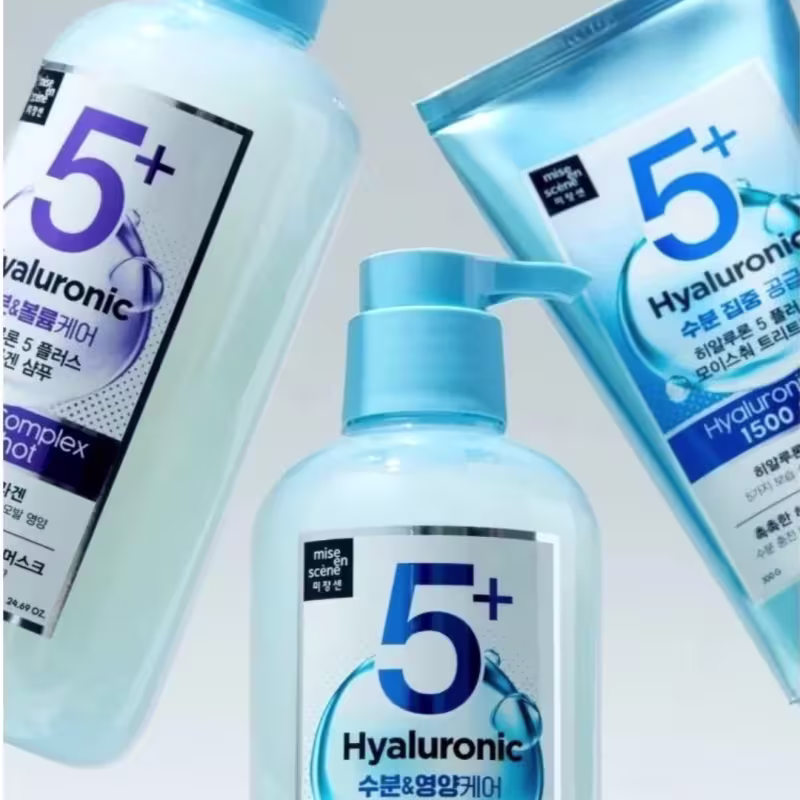 Mise en Scène Kit (Sh Hyaluronic Acid Biotin 700g + Máscara 1500 Shot 300g)
