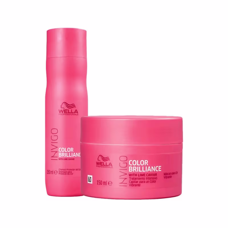 Kit Wella Professionals Invigo Color Brilliance - Shampoo 250 ml + Máscara 150 ml