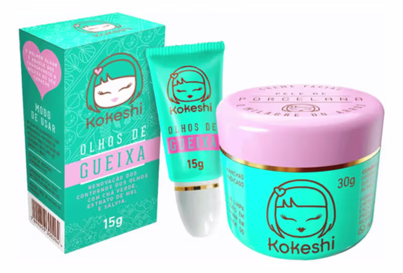 Kit Renovadores Faciais Pele De Porcelana E Olhos De Gueixa