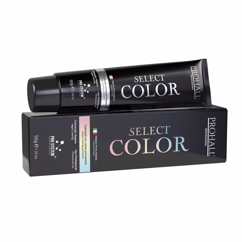 Coloração Permanente Select Color Nº6.41 Louro Escuro Cobre Acinzentado Prohall 50g