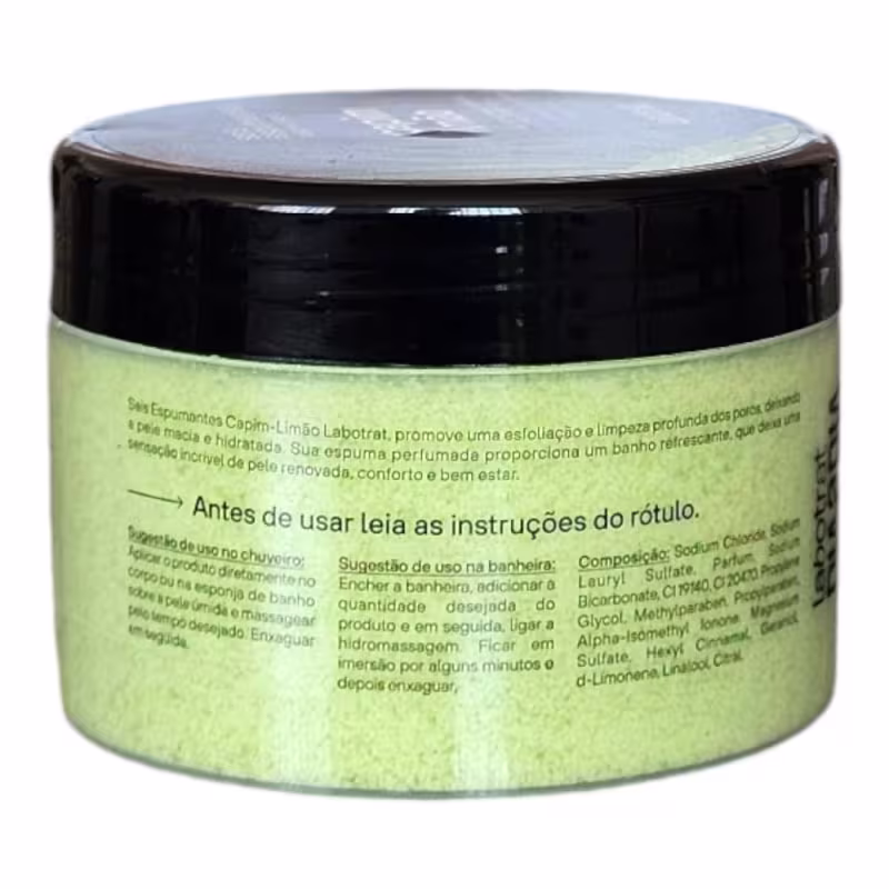 Kit Labotrat Dia a Dia Capim Limão - Hidratante 190ml + Sais Espumantes 280g