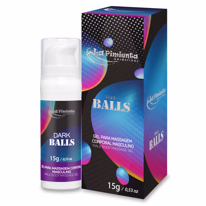 Gel Para Massagem nos Testículos 15g LINHA DARK - BALLS - La Pimienta