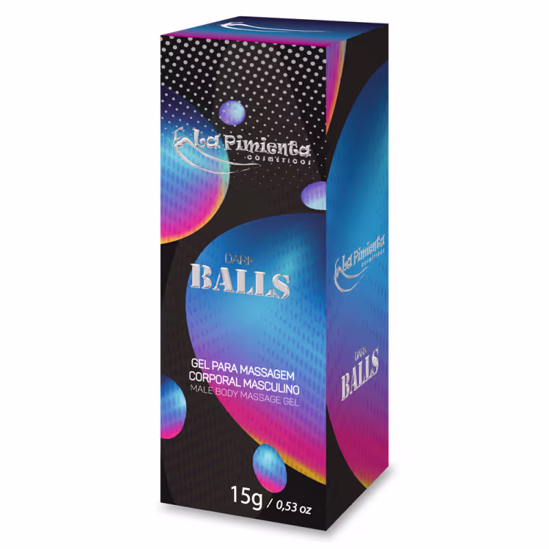 Gel Para Massagem nos Testículos 15g LINHA DARK - BALLS - La Pimienta