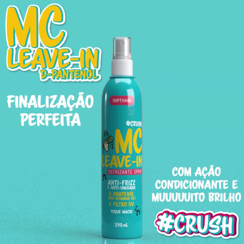 Kit 2 Leave In Protetor Termico Anti Umidade Spray Softhair
