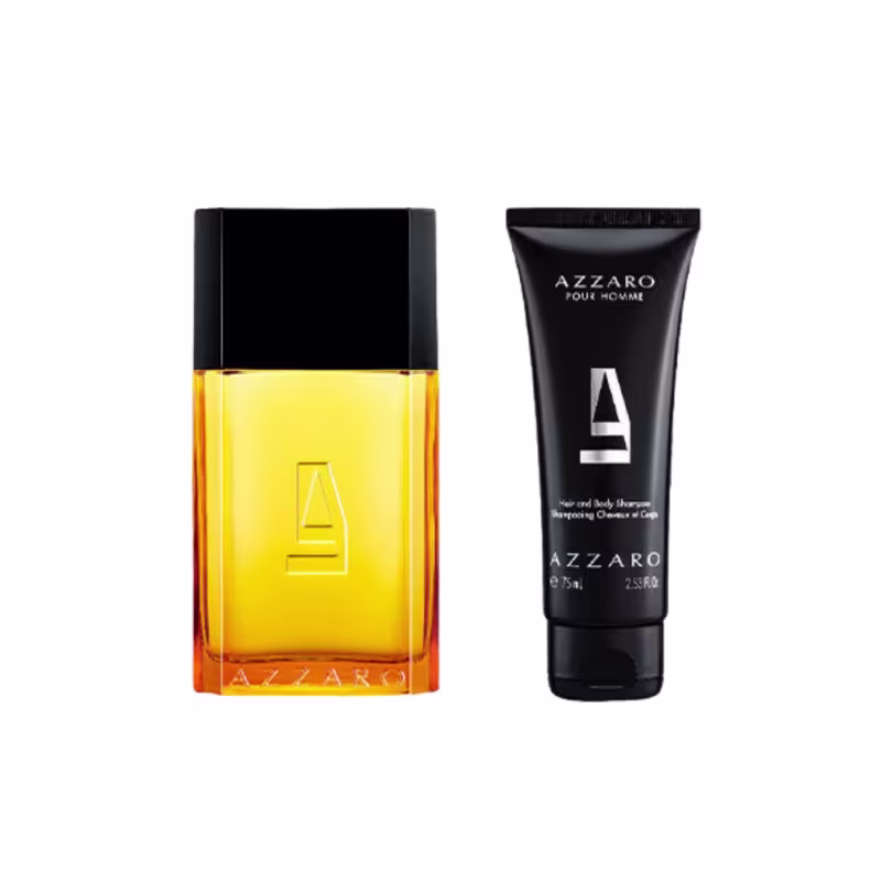 Conjunto Importado Pour Homme Azzaro Masculino EDT 100ml + Gel de Banho 75ml.
