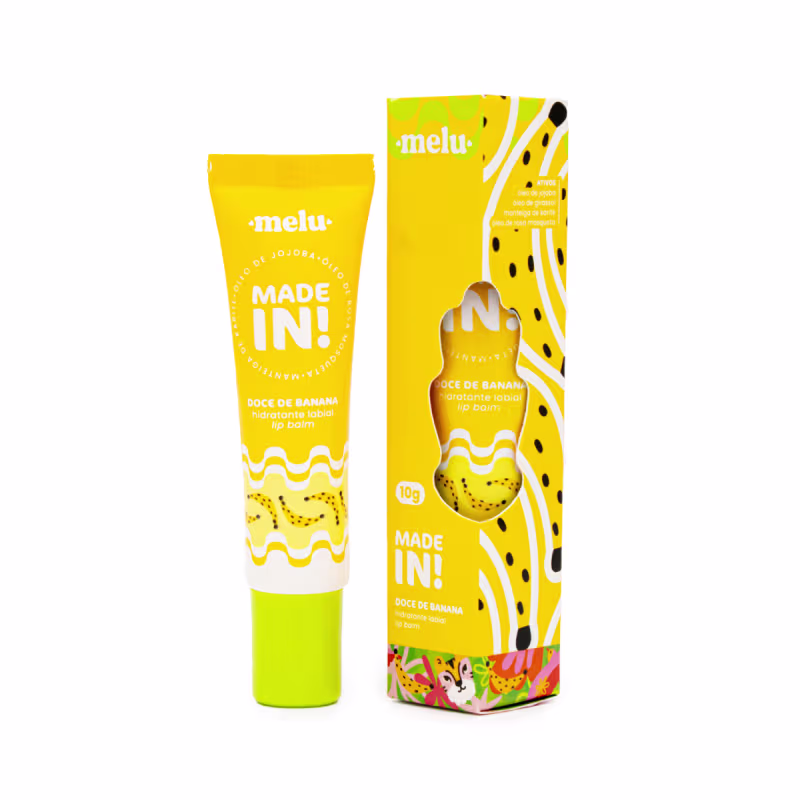 Lip Balm Doce de Banana Made in - Melu