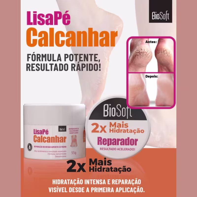 Produto Para Pés Ressecado E Rachados Rendimento Rápida Ação
