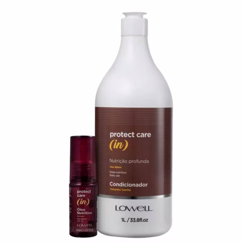 Kit Lowell Protect Care (In) - Condicionador 1L + Óleo 30ml