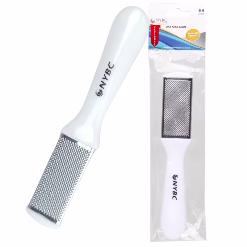 Kit NYBC Beauty Lixa para Calos Inox, 12 unidades.