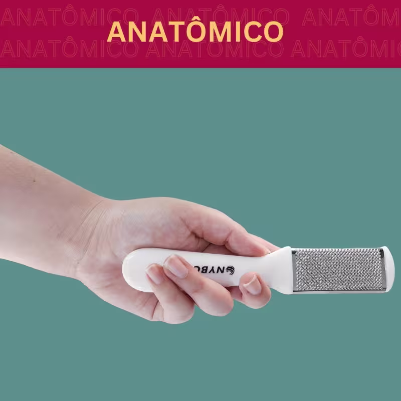 Kit NYBC Beauty Lixa para Calos Inox Double, 2 unidades.