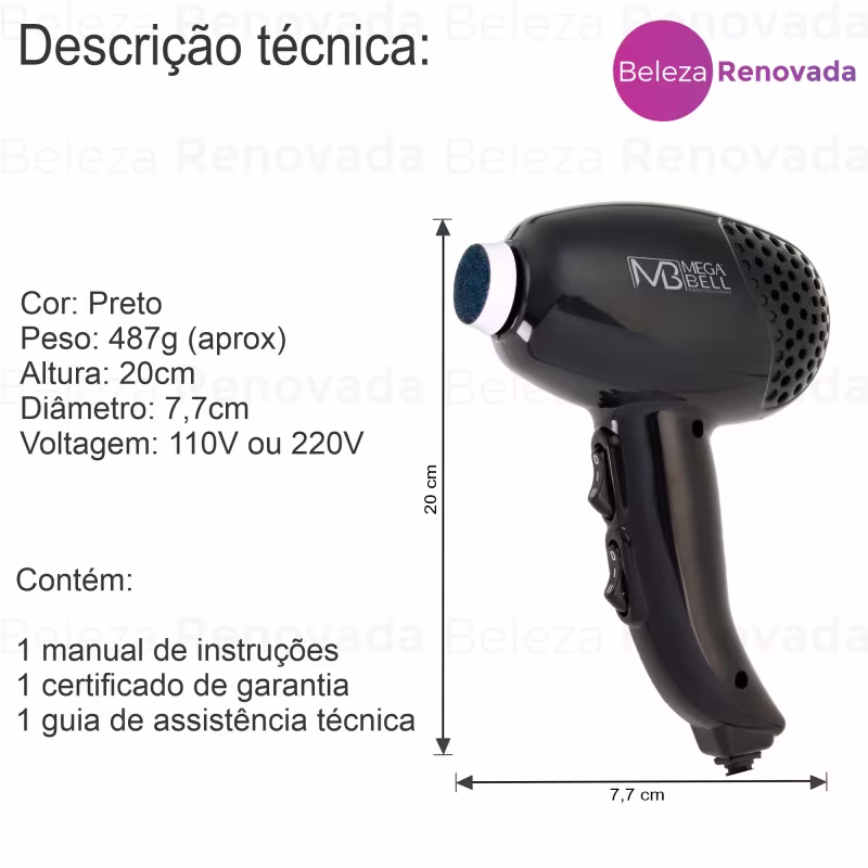 Pedicuro Lixa Elétrica Esfoliador Pés Profissional + 12 Lixa