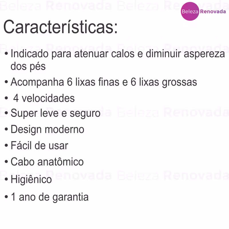 Pedicuro Lixa Elétrica Esfoliador Pés Profissional + 12 Lixa